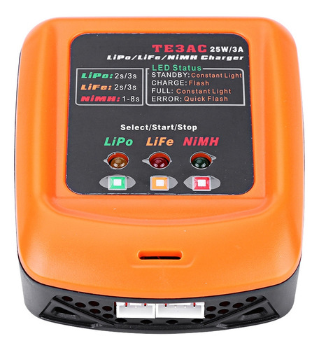 Cargador Balanceado Rc 25w 3a Para 2s/3s Lipo Life 1-8s Nimh