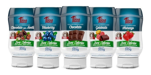 4x Calda Sobremesa Zero Sódio Zero Calorias 335g - Mrs Tast