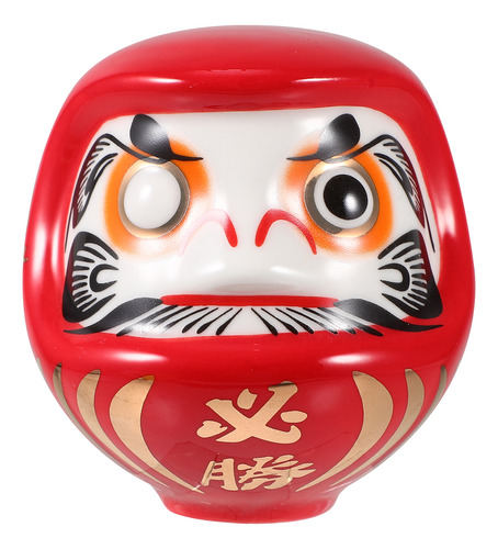 Vaso Adorno De Cerámica Zen Ceramic Daruma Bodhidharma