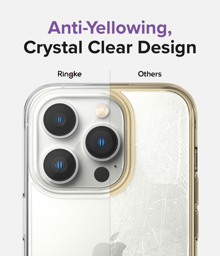 Imagen 5 de 6 de Funda Ringke Fusion Para iPhone 14 Pro De 6.1 Anti Impacto