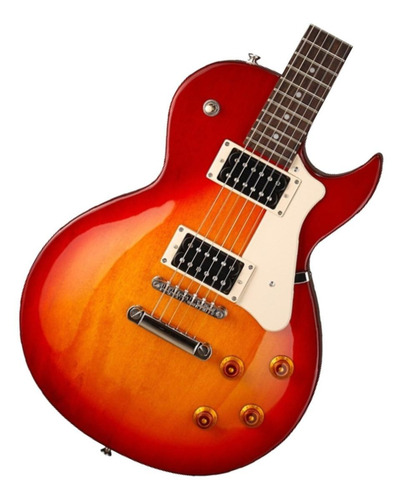 Imagen 2 de 3 de Guitarra eléctrica Cort CR Series CR100 de caoba cherry red burst con diapasón de jatoba