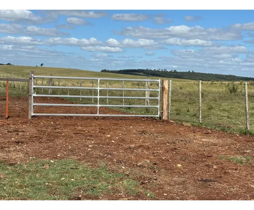 Portera Galvanizada Reforzada Para Campo 4 Metros