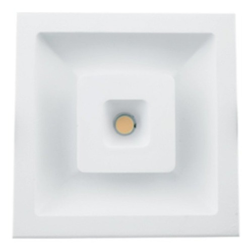 Elegante Cupula = Panel Led Cuadrada 18w 2 Tonos Calido Frio Color Blanco