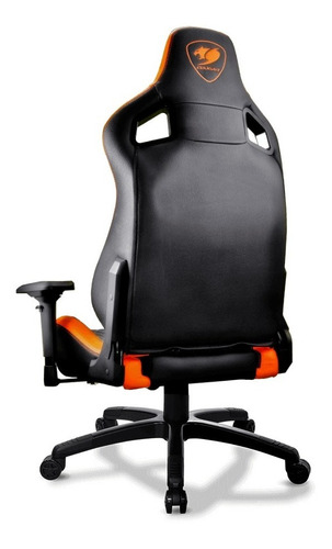 Silla Gaming Cougar Armor S Diseño Ergonómico Black & Orange