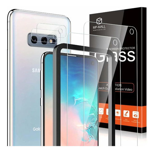 3 Protectores De Pantalla Para Galaxy S10e Vidrio Templado