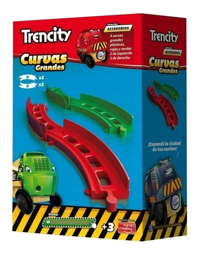 Trencity Curvas Grandes X 4 Ac020204 Milouhobbies