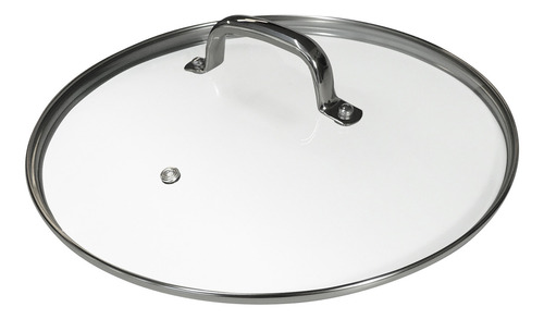 Wok 32 Cm Black Signature Inducccion Con Tapa De Cristal Color Plateado