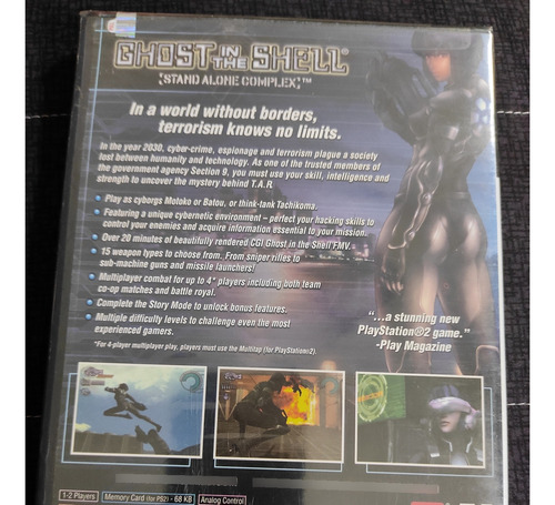 Ghost In The Shell Stand Alone Complex Playstation 2 Ps2 (Usado)