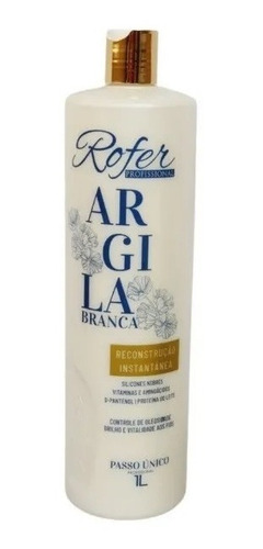 Imagem 3 de 8 de Banho De Ouro 1k + Reconstrução Argila 1l Rofer Profissional