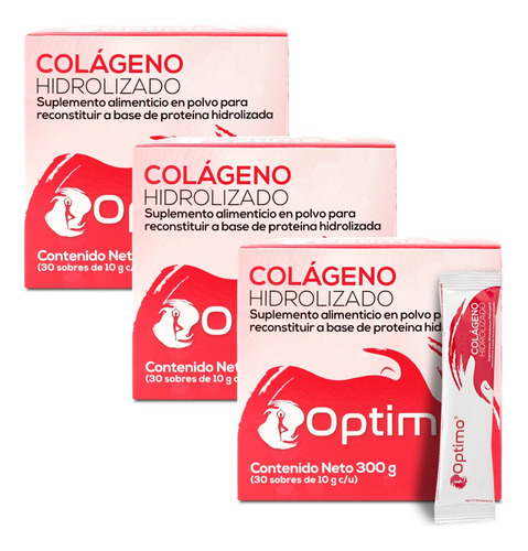 3 Colageno Hidrolizado Puro Soyoptimo Hydrolyzed Collagen