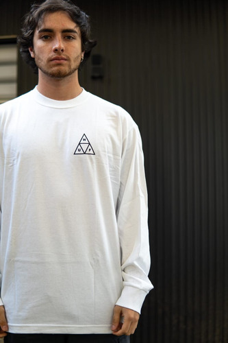 Polera Huf Set Tt L/s Tee Blanca - Ova Chile 