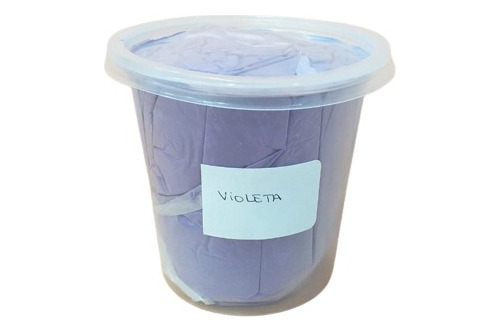 Pintura En Polvo Electrostatica Violeta Brillante 1/2 K