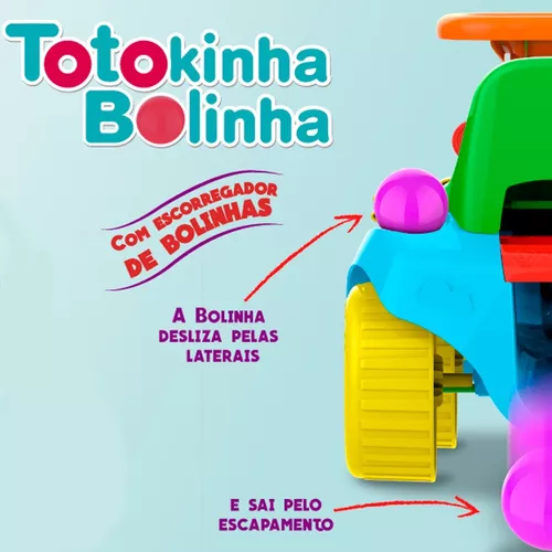 Totoka Bolinha Menino-velotrol Motoca Infantil-p/criança