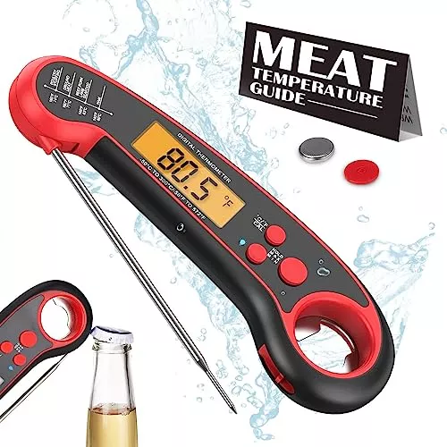 ADORIC Oven Thermometer, Digital Meat Thermometer, Instant Read