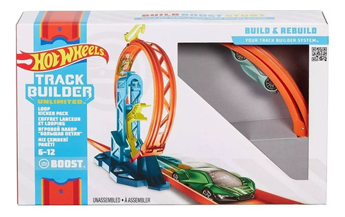 Pista Hot Wheels Track Builder Incluye Coche Suma Diversion