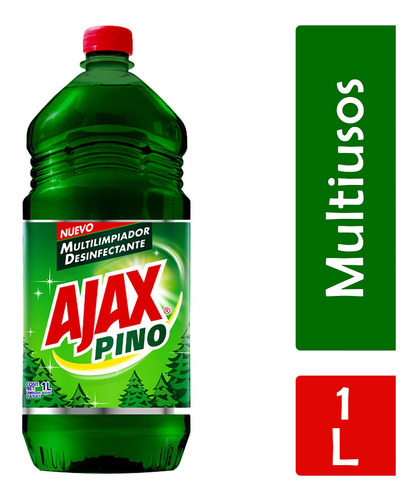 Limpiador Ajax Pinol líquido 1l