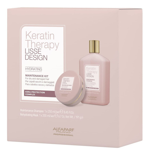 Alfaparf Milano Keratin Therapy Lisse Design Kit Hidratante