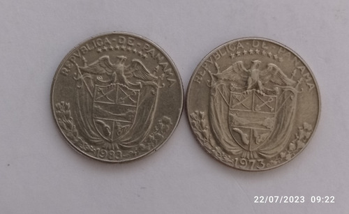 Monedas Panamá 1 Decimo De Balboa 1973-83 Buen Estado