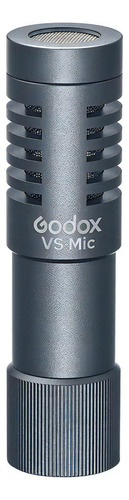 Microfono Godox Vs-mic Shotgun Con Montaje Para Cámara Color Gris