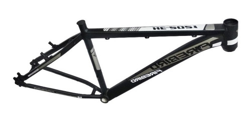 Cuadro De Bicicleta Mtb Rodado 26 Fire Bird Color Negro Con Blanco