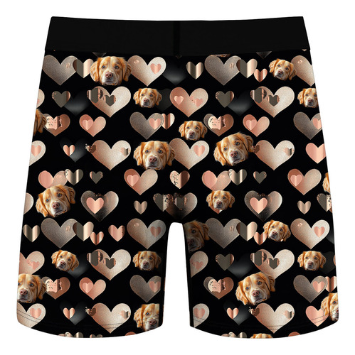 Boxers Cómodos Y Transpirables Con Estampado De Hombre De Al