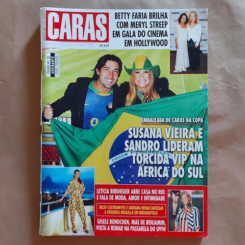 Revista Caras 867 18/06/2010 Susana Vieira Letícia Birkheuer