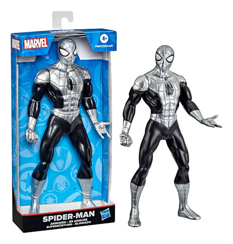 Marvel Spider Man Blindado Figura 24cm Hasbro