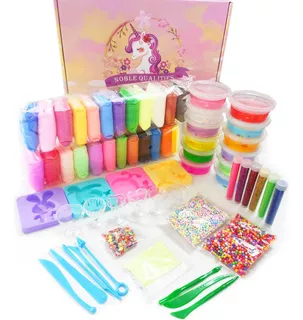 Slime Foamy Moldeable Kit Niños Niña Juguetes Plastilina Diy