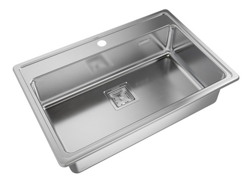 Pileta Cuadrada Acero Cocina Bacha Johnson Quadra Max Q71a  