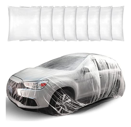 Universal Plastic Car Cover Waterproof Dustproof Full E...