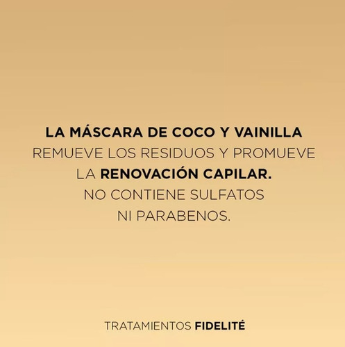 Kit Mascara Kilo Almendras Coco Vainilla Keratina Fidelite