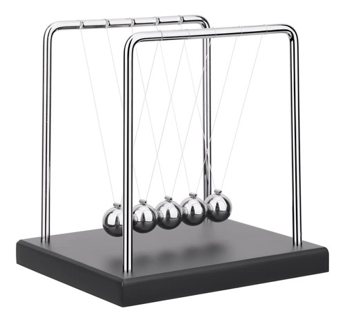 Péndulo De Newton  Sevnprime 5 Bolas De Equilibrio De Cuna D