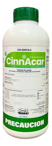 Cinnacar Insecticida Organico Agrícola, Extracto D Canela 1l