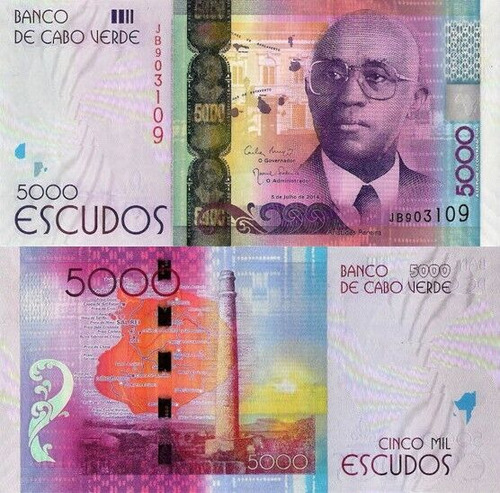 Billete 5000 Escudos Cabo Verde Sin Circular