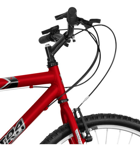 Bicicleta Aro 26 Urbam Passeio 18 Marchas 6x3v Ultra Bikes Tamanho Do Quadro 20   Cor Vermelho