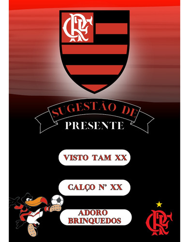 Convite Animado Flamengo