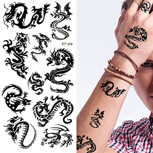 Tatuajes Temporales - Pequeños Dragones