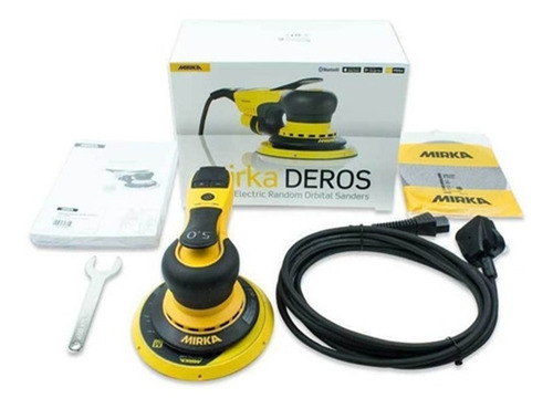 Imagem 2 de 7 de Lixadeira Elétrica Mirka Deros 650cv 220v Roto Orbital 150mm