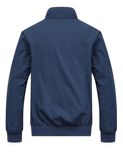Chaqueta Deportiva Fina Para Hombre, Casual, A La Moda, De Color Sólido