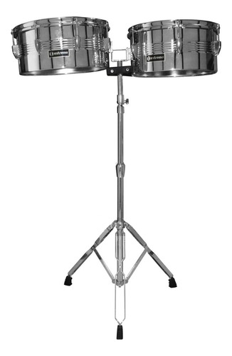 Timbales Tropicales Extreme 13 Y 14 Cromados Extl001