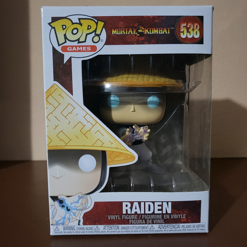 Funko Pop! Games Mortal Kombat Raiden #538 Original (Usado)