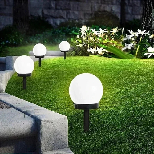 Luz Solar Para Jardín, Villa, Jardín, Enchufe De Tierra, 6 U