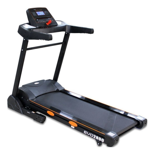 Esteira elétrica Evolution Fitness Condominio Evo 2800 220V cor  preto