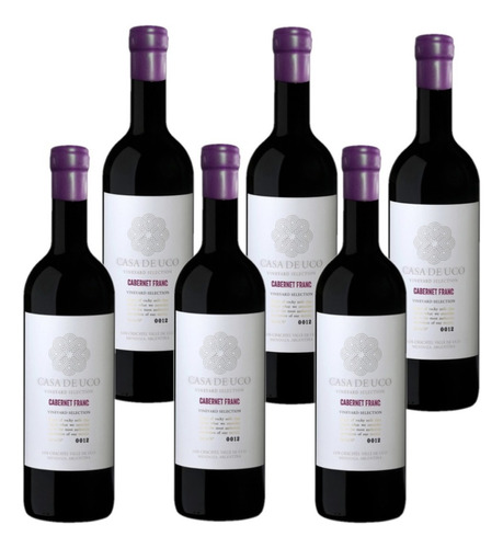Vino Casa De Uco Vineyard Selection Cabernet Franc Caja X 6u