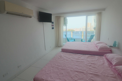Imagen 3 de 14 de Apartamento 804 Cartagena Alquiler Por Noches Frente Al Mar