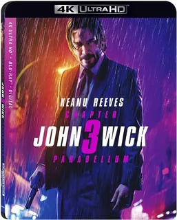Blu-ray 4k Ultra Hd John Wick 3 Parabellum Lacrado C/ Luva