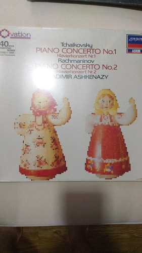 Lp Tchaikovsky Piano Concerto N 1 Rachmaninov N 2 - Lacrado (Usado)