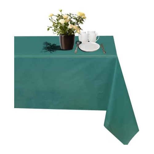 Mantel Desechable Verde Navideño (pack De 2) 54x108 Pu...