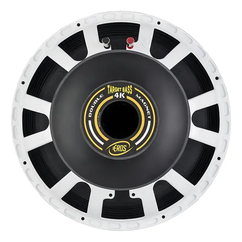 comprar Woofer Eros 2000 Rms Target Bass 4.0 15 Polegadas Target 4k Cor Branco