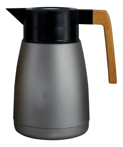 Garrafa Térmica 1 Litro Coffeeshop Cinza Metálico Dynasty